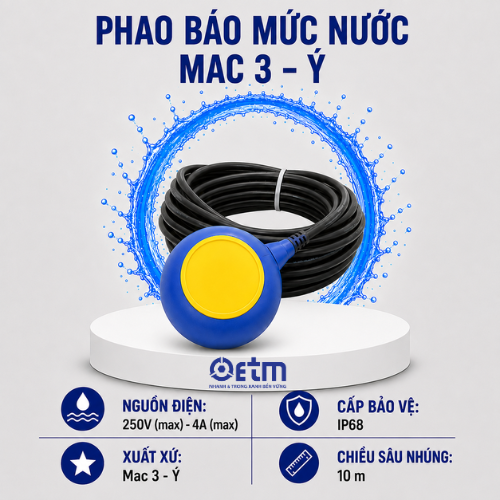 Phao báo mức nước Mac 3 - Ý